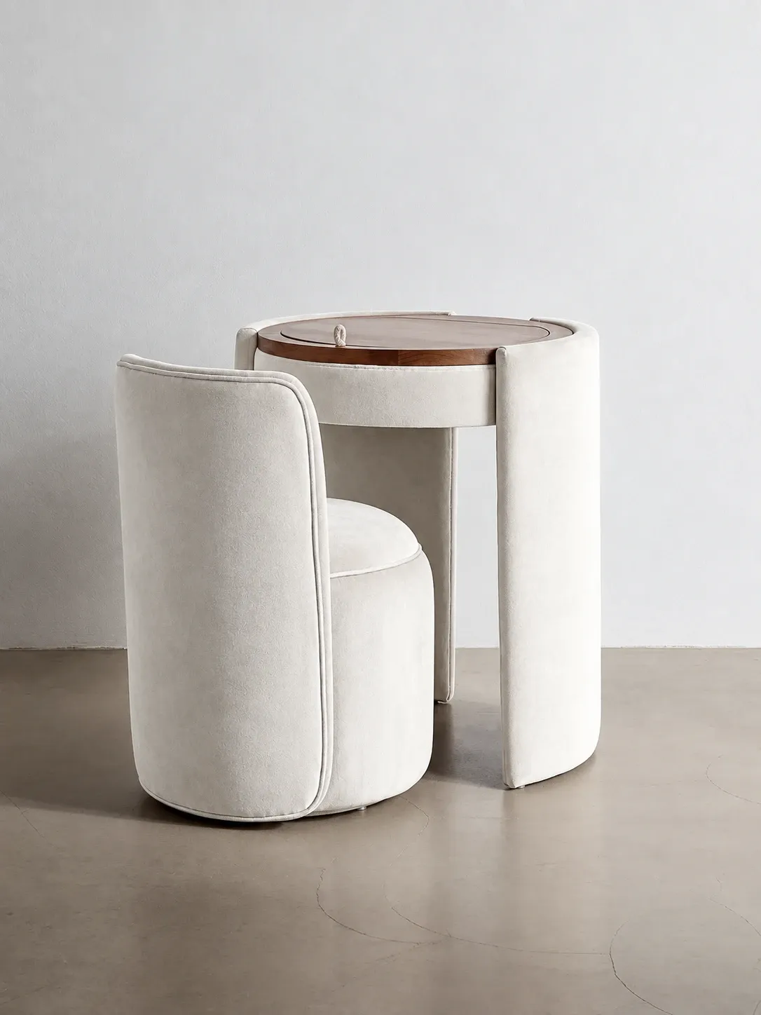 Concept image of The Lune, Ivory vanity set